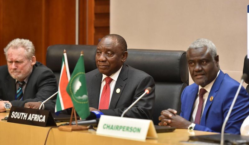 Ramaphosa at AU summit 2019