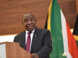 Cyril Ramaphosa at Dirco ambassadors