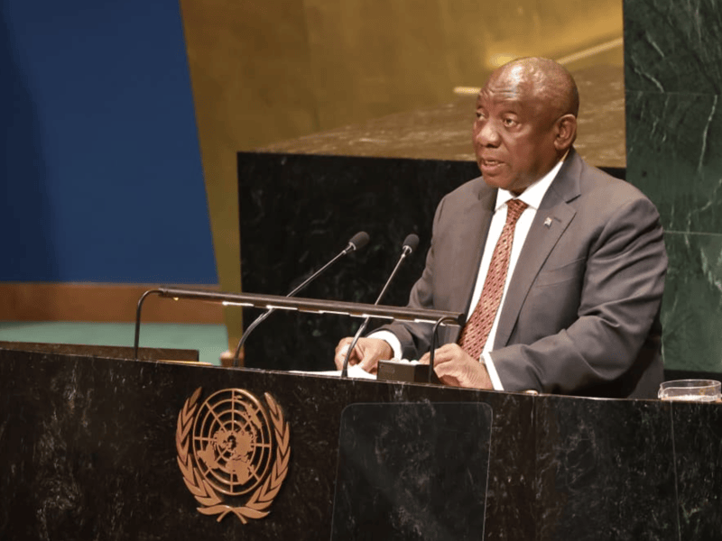 President Cyril Ramaphosa at the United Nations 2025
