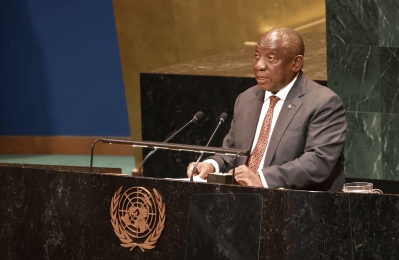 President Cyril Ramaphosa at the United Nations 2025