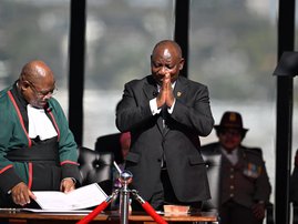 Ramaphosa sworn in for second term as SA president