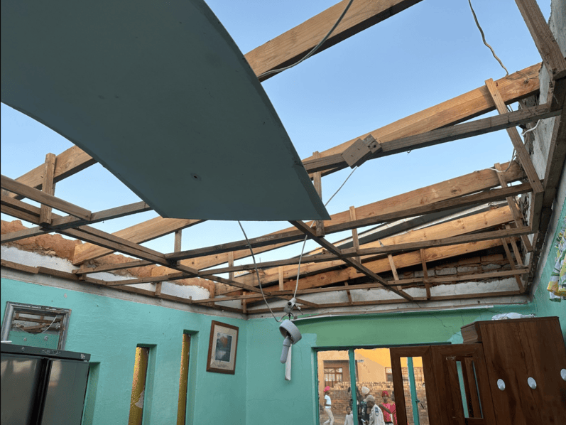 Randfontein home damaged in storm