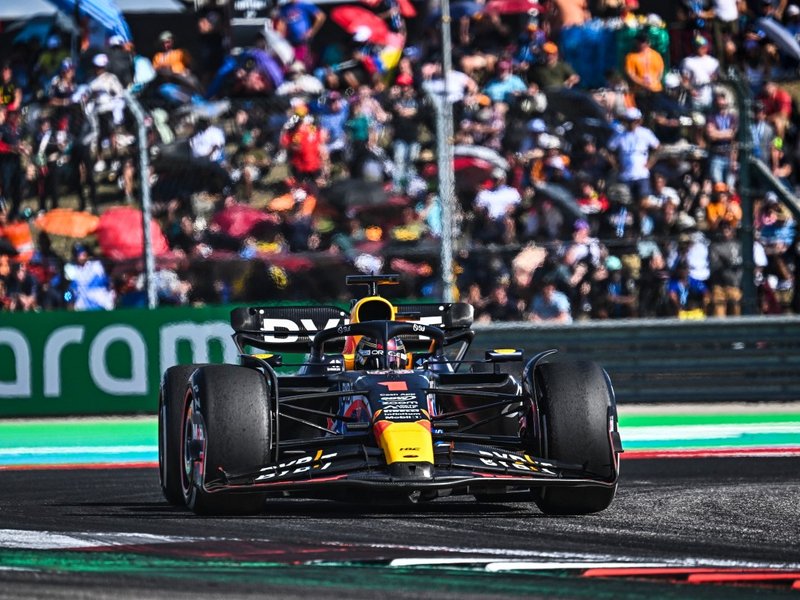 Red Bull Max Verstappen at the 2023 US Grand Prix