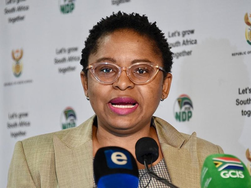 Minister of Communications Khumbudzo Ntshavheni  Registrations for digital migration remain low