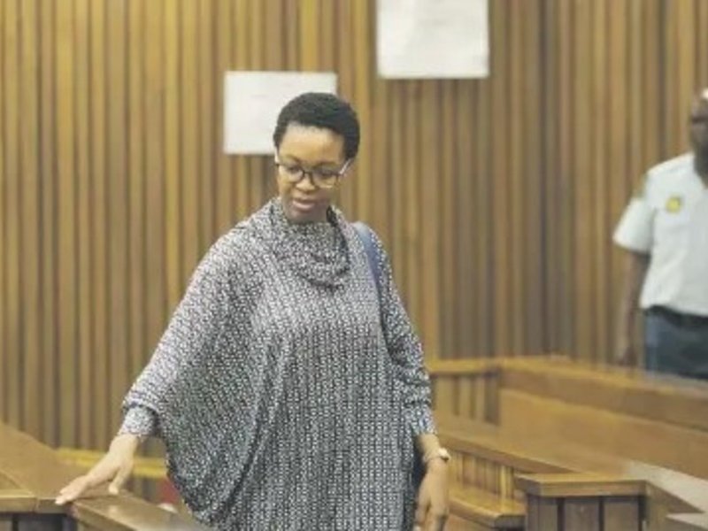 Rehithile Matjane in die hof (FOTO: Truecrimesouthafrica.com)