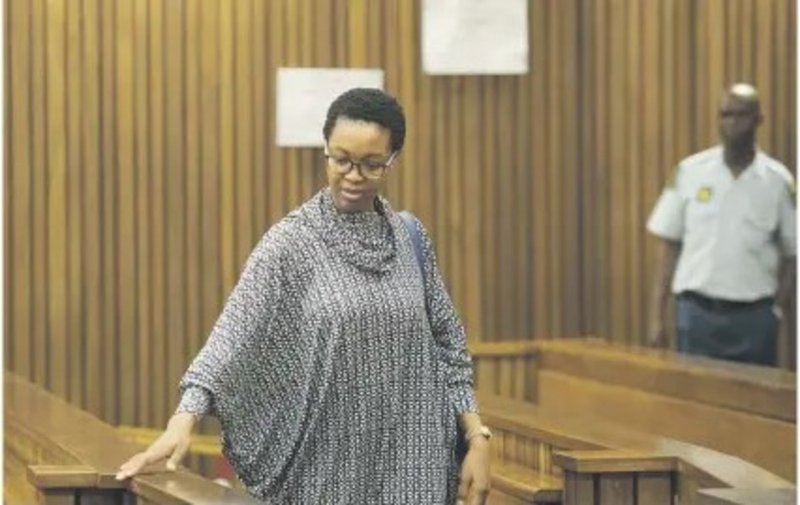 Rehithile Matjane in die hof (FOTO: Truecrimesouthafrica.com)