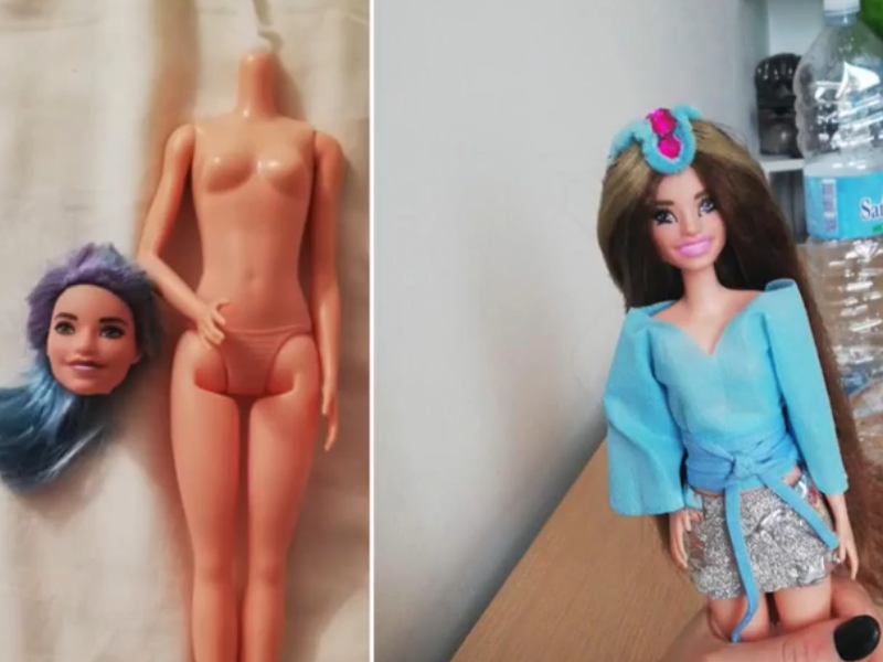 WATCH: A woman gives old dolls a new life by repurposing them