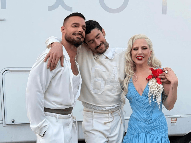 Ricky Martin, Bad Bunny and Lady Gaga