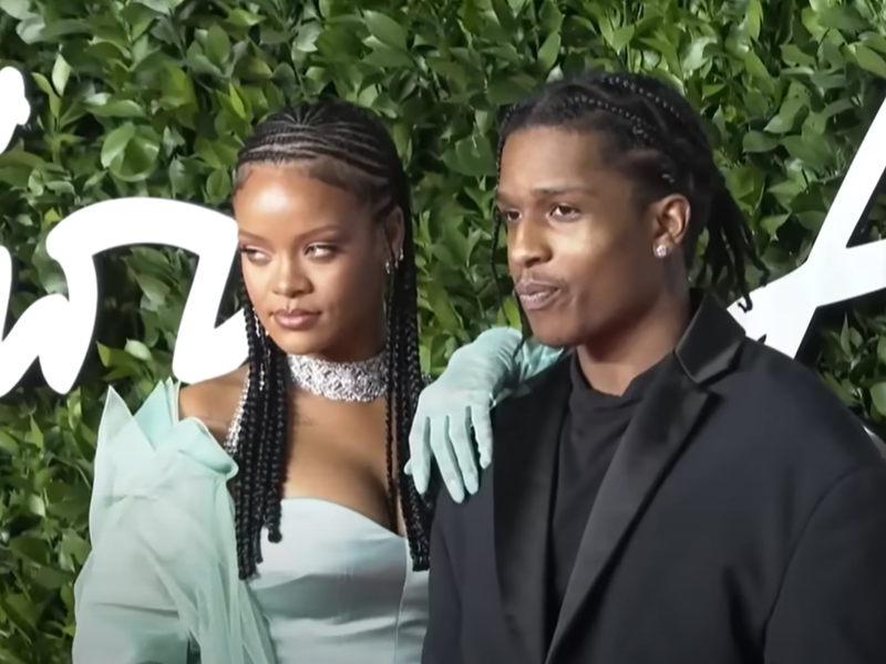 Rihanna and A$AP Rocky YouTube screenshot