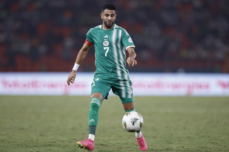 Algeria forward Riyad Mahrez