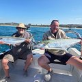 Robert Grieve and Scott Whittle with snoek off the South Coast