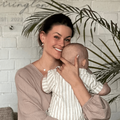 Rolene Strauss holds her baby boy close to her chest