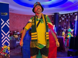 Rory Petzer at the FIFA World Cup