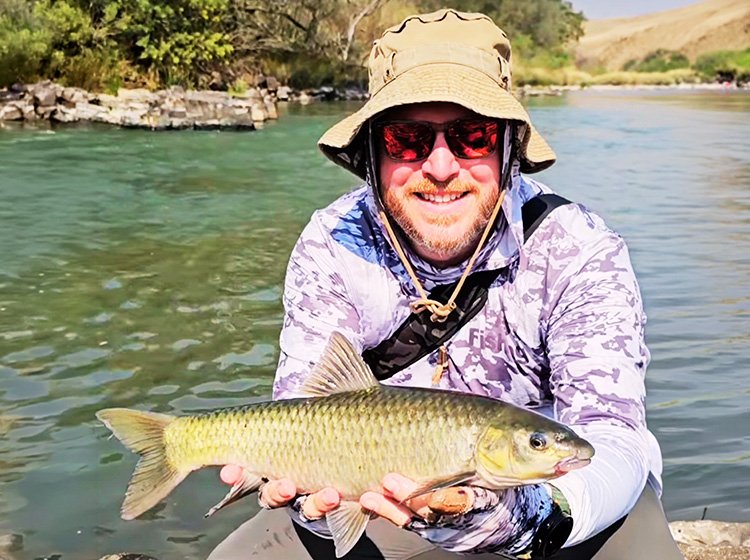 Rudi Hohls with a scaly caught off the Umzimkulu River