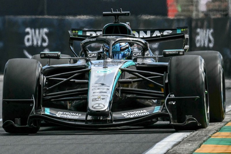 Mercedes Formula One driver George Russel wins 2026 Australian Grand Prix