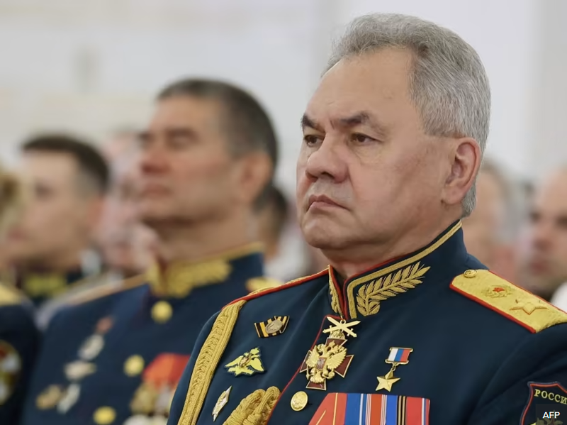 Russian defence minister makes first appearance on TV since Wagner crisis