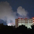 Russian missile strike on the Ukrainian capital of Kyiv