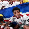 Ryan Mendes and his Cape Verde teammates