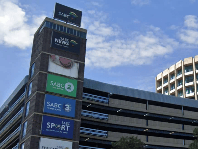 SABC BUILDING WITH TV CHANNELS