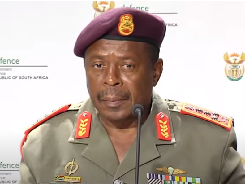 SANDF chief Rudzani Maphwanya