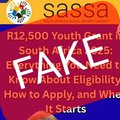 SASSA fake news about youth grant