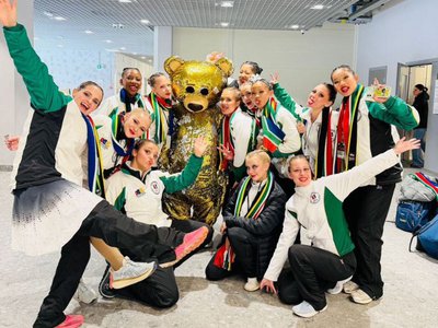 South African mixed-age skating team secures top four finish at Riga Amber Cup