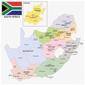 SOUTH AFRICAN MAP PROVINCES