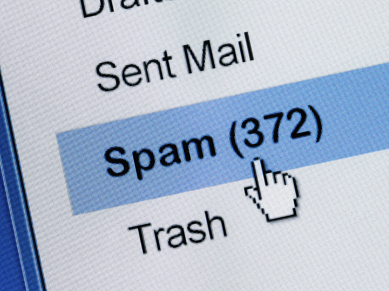 You can check who sent you spam messages