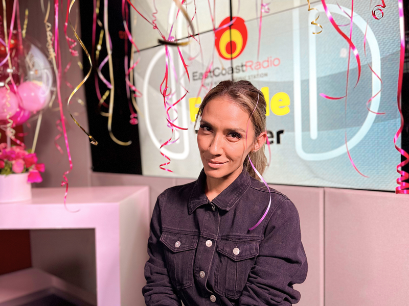 Stacey Norman in studio, all female lineup