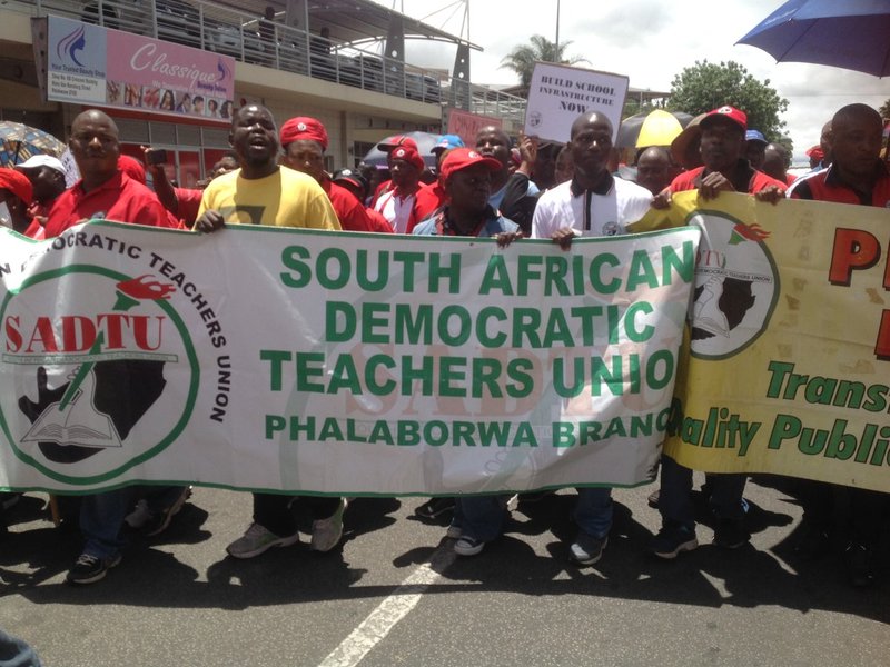 SADTU march Limpopo