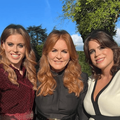 Sarah Ferguson with her daughters Princesses Beatrice and Eugenie