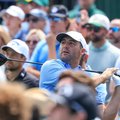 Scottie Scheffler during a practice round prior to 2026 Masters