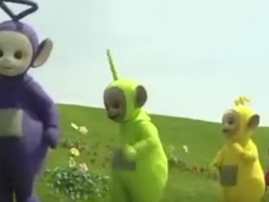 Teletubbies dancing to ed sheeran