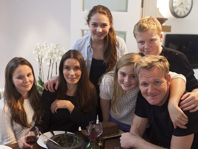 Gordon Ramsay and family