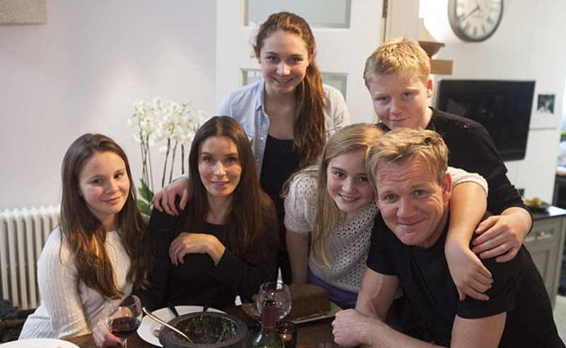 Gordon Ramsay and family