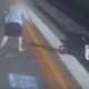 heart-stopping video shows baby falling onto train tracks