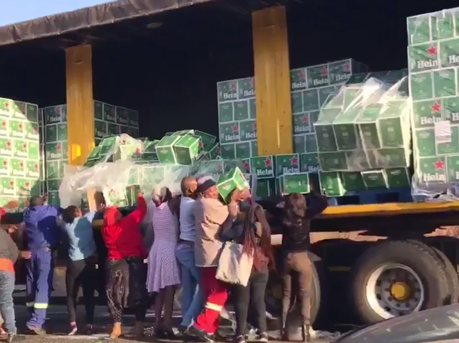 Heineken looting