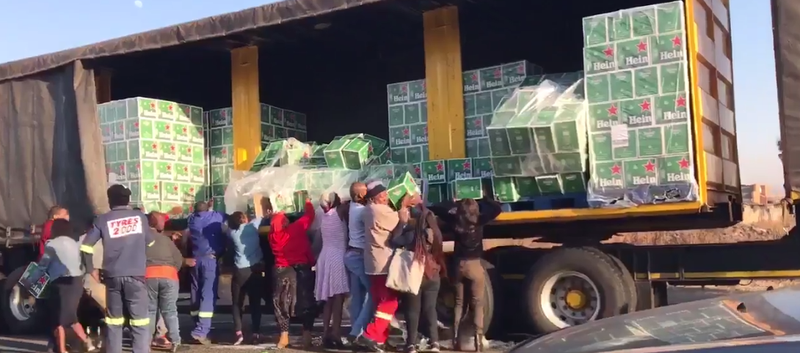 Heineken looting