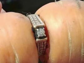 carrot engagement ring