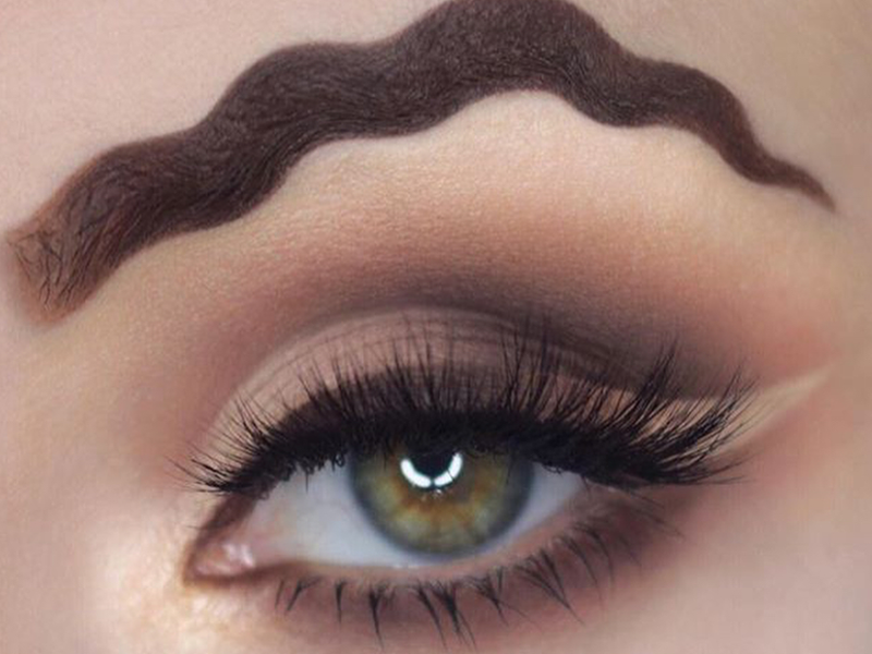 squiggle eyebrows inst