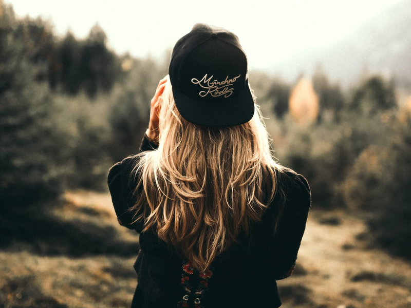 young girl with blonde hair