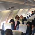 President flies economy