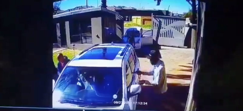 Driver rams into hijacker's car