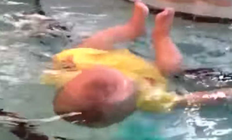 pool video 6 month old kid