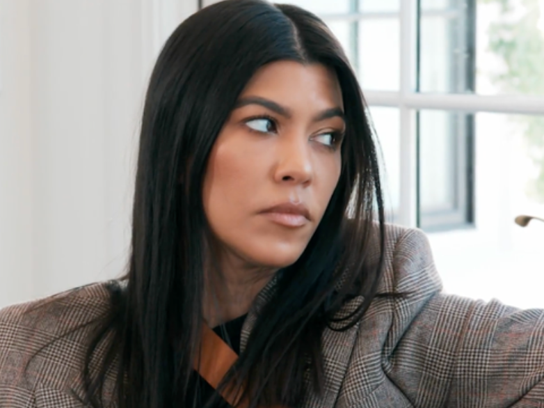 kourtney kardashian priceless face