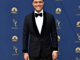 Trevor Noah behind the scenes of the Emmy's 3