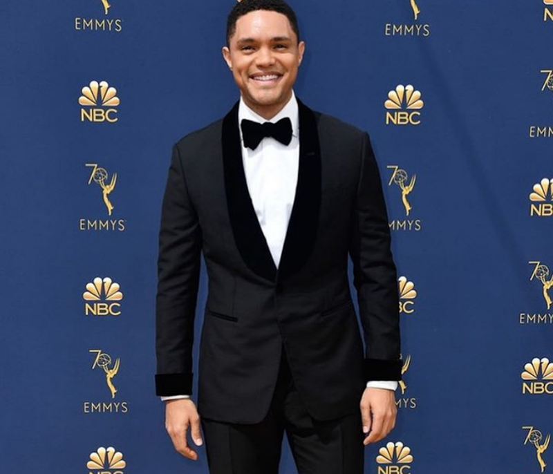 Trevor Noah behind the scenes of the Emmy's 3