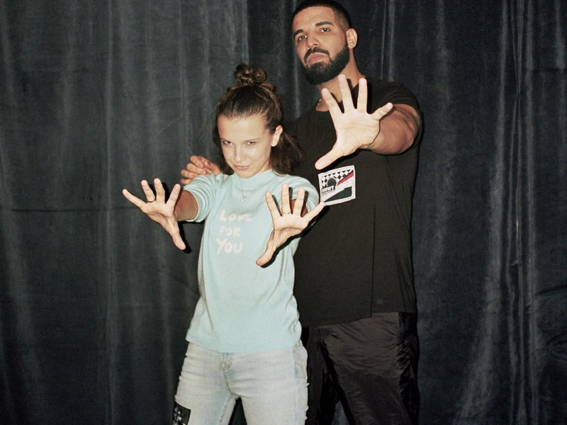 Drake and Millie Bobbie Brown friendship