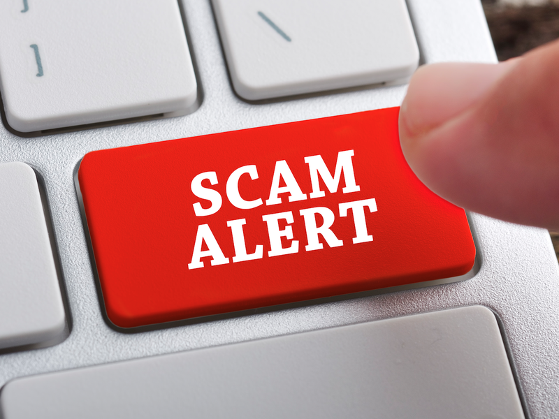 scam alert istock