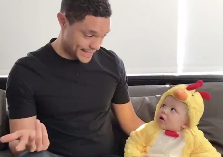 trevor noah with baby pic